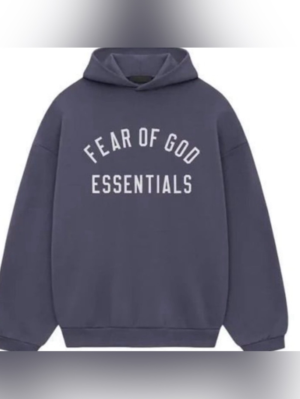 Fear of God Essentials Navy Blue Hoodie xxl
